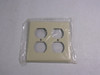 Mulberry 84102 Receptacle 2-Gang Duplex Ivory ! NWB !