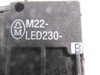 Klockner Moeller M22-LED230-B Contact Block With Blue LED USED
