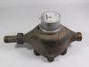 Rockwell 1-SR Brass Water Meter 1m3/Pulse 1" USED