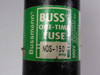 Bussmann NOS-150 One Time Fuse 150A 600V USED