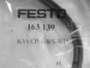 Festo KVI-CP-1-WS-WD-2 Valve Terminal Connecting Cable 2m 163139 ! NWB !