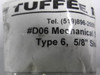 Tuffee D06 Mechanical Seal 5/8" ! NEW !