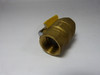 Randolph BII 9101 Forged Brass Ball Valve Series 0825 1" ! NOP !