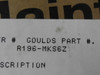 Goulds Pumps R196-MKS6Z Maintenance Seal Kit ! NEW !