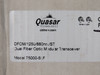Quasar Technologies 75000-5LF DFXC Dual Fiber Optic Modular Transceiver NEW