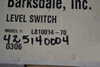 Barksdale L810014-70 Level Switch 100VA 120VAC SPST 6A 120VAC 6PK BOX DMG NEW