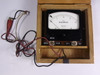 Triplett Model 420 Panel Meter With Wooden Box USED