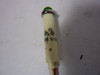 Chicago Miniature 2191U5-12V Green LED Indicator 5/16" USED