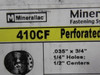 Minerallac 410CF Zinc-Plated Steel Coil Perforated Strap 0.35" x 0.75" ! NEW !