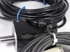 Yaskawa SGMJV-08A3A21 AC Servo Motor W/ Cables 750W 200V 3000MIN USED