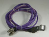Turck U-21868 Network Hybrid Cable FSSDWE-D9S-FKSDWE-4571-2M-2M USED