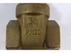 Generic PN20 3/4" Brass Gate Valve USED