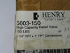 Henry 5603-150 Relief Valve 1X1-1/4" FPT 150PSI ! NEW !