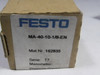 Festo MA-40-10-1/8-EN Pressure Gauge ! NEW !