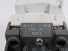 ABB AL26-40-00 Contactor 40Amp 4Pole 24VDC SHELF WEAR/NO DIN RAIL CLAMP USED