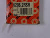 Fag 6206.2RSR Deep Groove Ball Bearing 30X16X62mm ! NEW !