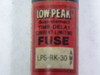 Low-Peak LPS-RK-30 Dual Element Time Delay Fuse 30A 600V USED