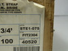 ElectriPro STE1-075 EMT Cable Strap 3/4" 100-Pk *Open Box* NEW