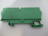 Weidmuller ZPE-2.5/4AN Terminal Block Lot of 20 GREEN USED