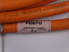 Festo NEBM-M23G6-E-10-N-LE7 Motor Cable USED