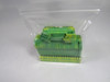 Phoenix Contact ST-2.5-QUATTRO-PE Terminal Block Lot of 25 GREEN & YELLOW USED