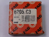 Fag 6205.C3 Deep Groove Ball Bearing 25X52X15mm ! NEW !