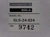 General Signal SLS-24-024 Sola Power Supply 1Amp 220/240VAC ! NEW !