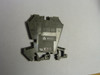 Wieland WK-4E/U/V0 Terminal Block Double Deck Gray USED