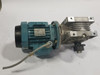 ABB M2VA71C-4 AC Motor /w W63/U24 Gear Head 3PH 0.5HP 1680RPM USED