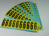 Brady 3440-6 Number Label #6 or #9 10-Pack ! NEW !