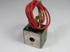 Asco P8262C2 Solenoid Coil 110/120V 50/60Hz 1/8" 6W USED