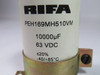 RIFA PEH169MH510VM Capacitor 10000 UF 63 Vdc USED