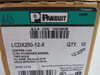 Panduit LCDX250-12X Yellow Compression Lug 2 Hole 10-PK ! NEW !