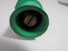 Leviton 16D23-UG Green Industrial 1-Pole Male Plug 600V 400A USED