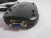 Belkin F1DJ102P-B 2-Port KVM Switch w/ F1D9000-X6 Cable USED