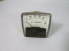 General Electric 50-250240NLNL1 Amperes Panel Meter 0-30AC Range USED