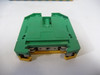 Weidmuller WPE-35 Terminal Block Lot of 20 GREEN & YELLOW USED