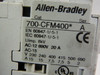 Allen-Bradley 700-CFM400D MCS-CF Control Relay 4NO 110V 50Hz / 120V 60Hz USED