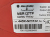 Allen-Bradley 440R-N23132 Series C Monitoring Safety Relay 24VAC/DC USED