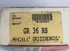 McGill GR-36-RS Roller Bearing 2-1/4" Bore 3" OD 1-3/4" Width ! NEW !