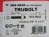 Red Head WS-5842 Trubolt Wedge Anchor 5/8" X 4-1/4" Lot of 10 ! NEW !