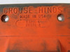 Crouse-Hinds E3201-4 Safety Receptacle Box USED