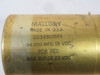 Mallory CG343U15F1 Electrolytic Capacitor 34,000MFD 15VDC POS RED USED