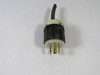 Leviton 2411 Twist-Lock Plug 20A 125/250V 4W 3P USED