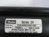 Parker 02.00-CHH2HLTS14AC-4.000 Pneumatic Cylinder 2" Bore 4" Stroke USED