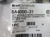 Brad Connectivity 8A4000-31 Female Straight Connector Screw Type ! NEW !