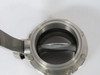 Definox Butterfly Valve 3-13/16" Bore 9-5/16" Handle USED