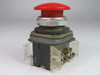 Allen-Bradley 800T-D6B Series T Push Button Red Mushroom Head 2NO 2NC USED