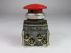 Allen-Bradley 800T-D6B Series T Push Button Red Mushroom Head 2NO 2NC USED