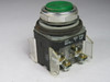 Allen-Bradley 800T-B1B Push Button Green Extended Head 2NO 2NC USED